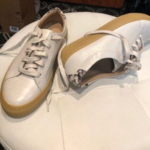 Lace-up sneakers, never been worn, comfy.